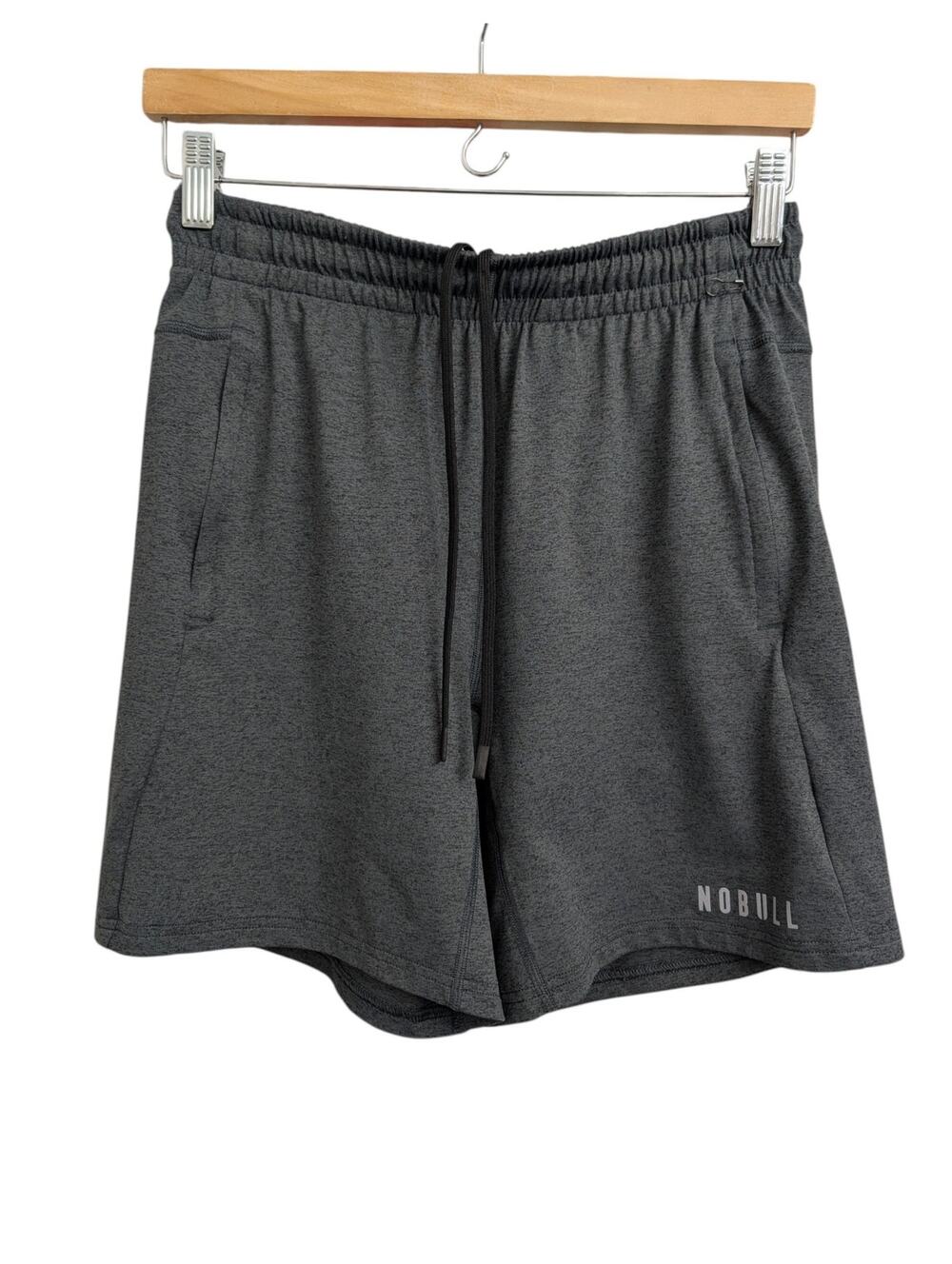 NOBULL Men's Lightweight Knit Short 9" Dark Gray